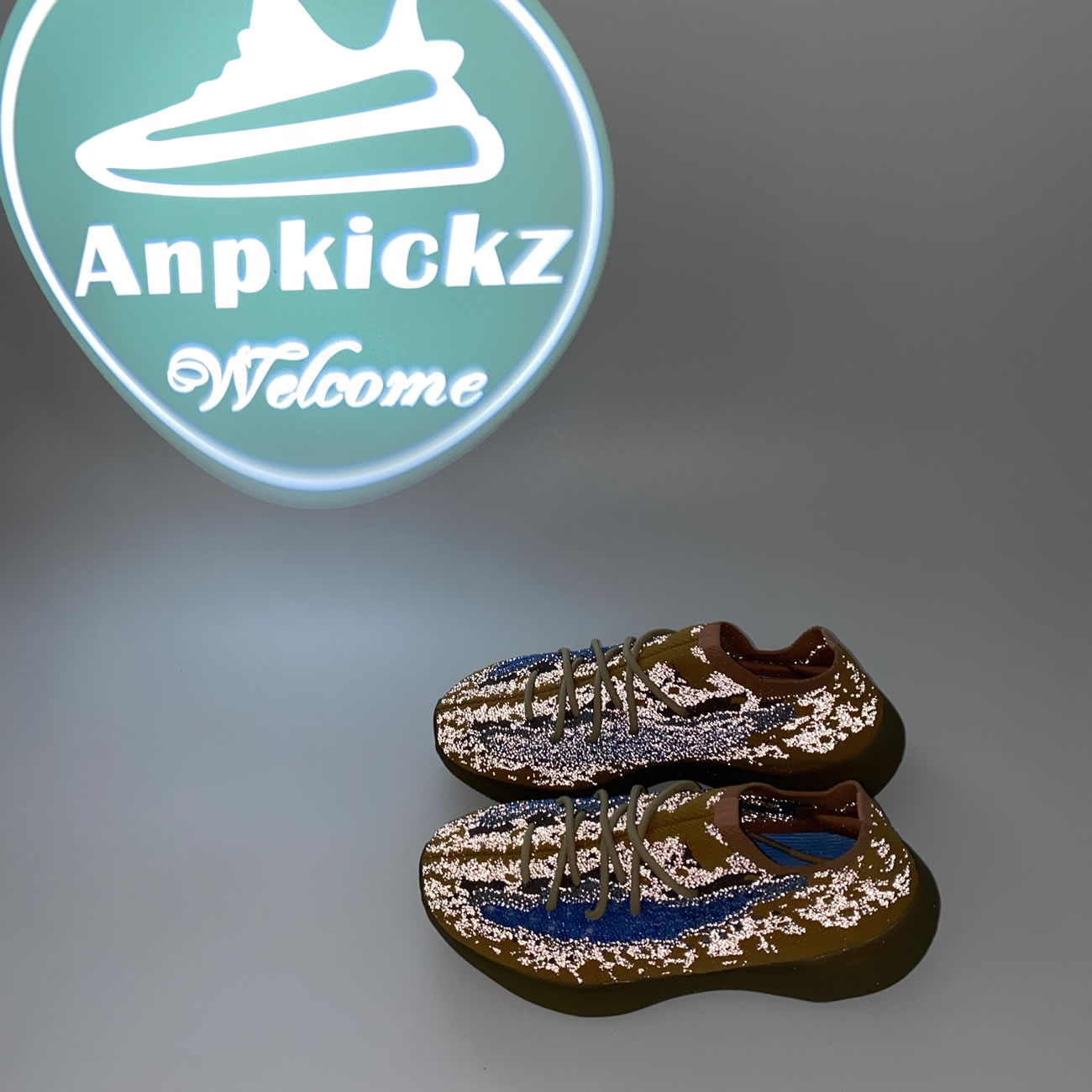 Adidas Yeezy Boost 380 Blue Oat Non Reflective Fy5137 Reflective Fx9847 (10) - www.newkick.vip