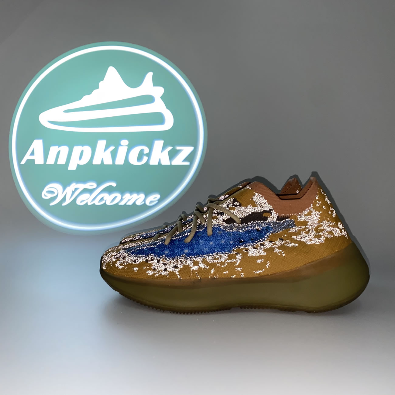 Adidas Yeezy Boost 380 Blue Oat Non Reflective Fy5137 Reflective Fx9847 (9) - www.newkick.vip