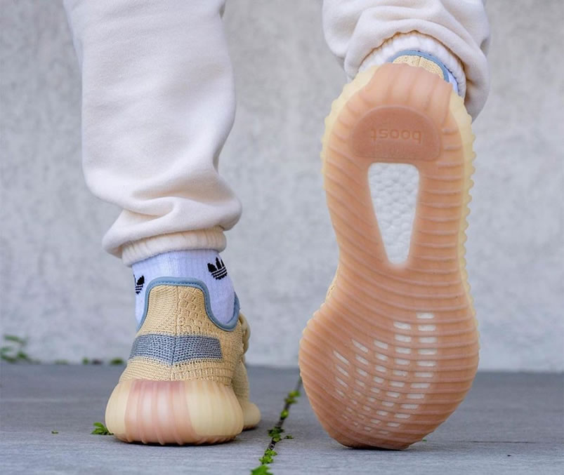 Adidas Yeezy Boost 350 V2 Linen 2020 Reflective On Feet Release Date Fy5158 (7) - www.newkick.vip