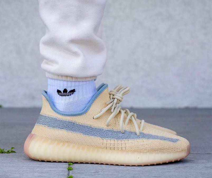 Adidas Yeezy Boost 350 V2 Linen 2020 Reflective On Feet Release Date Fy5158 (1) - www.newkick.vip
