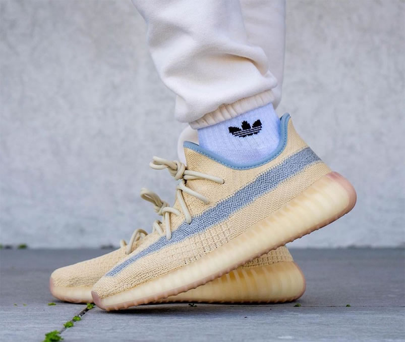Adidas Yeezy Boost 350 V2 Linen 2020 Reflective On Feet Release Date Fy5158 (2) - www.newkick.vip