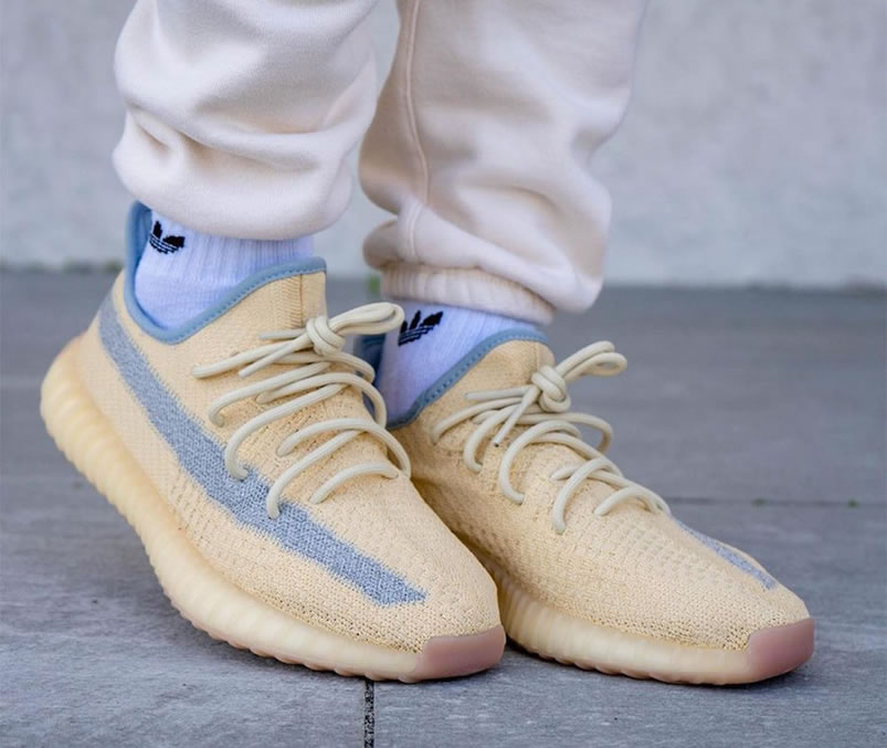 Adidas Yeezy Boost 350 V2 Linen 2020 Reflective On Feet Release Date Fy5158 (3) - www.newkick.vip