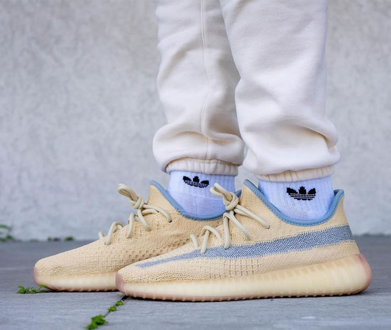 Adidas Yeezy Boost 350 V2 Linen 2020 Reflective On Feet Release Date Fy5158 (4) - www.newkick.vip