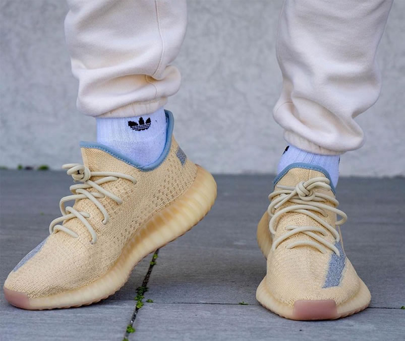 Adidas Yeezy Boost 350 V2 Linen 2020 Reflective On Feet Release Date Fy5158 (5) - www.newkick.vip