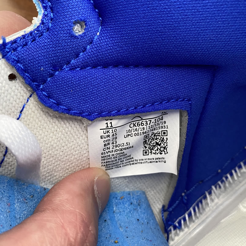 Air Jordan 1 High Zoom Racer Blue New Release Ck6637 104 (12) - www.newkick.vip