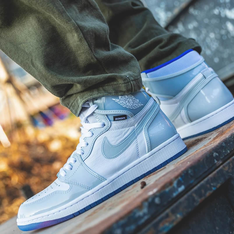 Air Jordan 1 High Zoom Racer Blue On Feet New Release Ck6637 104 (3) - www.newkick.vip