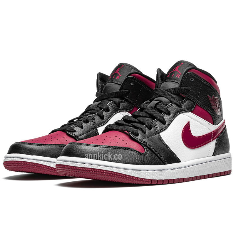Air Jordan 1 Mid Bred Toe 554724 066 New Release Date (2) - www.newkick.vip