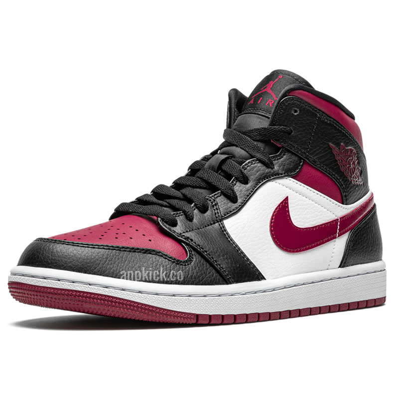 Air Jordan 1 Mid Bred Toe 554724 066 New Release Date (4) - www.newkick.vip
