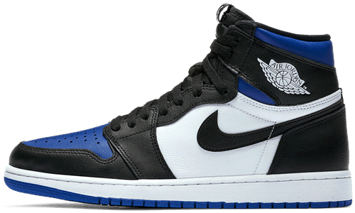 Air Jordan 1 Retro High Og Royal Toe 2020 Royal Blue Black 555088 041 (1) - www.newkick.vip