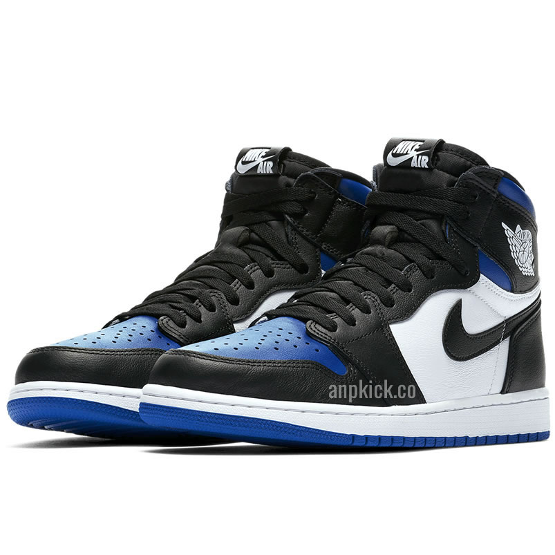 Air Jordan 1 Retro High Og Royal Toe 2020 Royal Blue Black 555088 041 (3) - www.newkick.vip