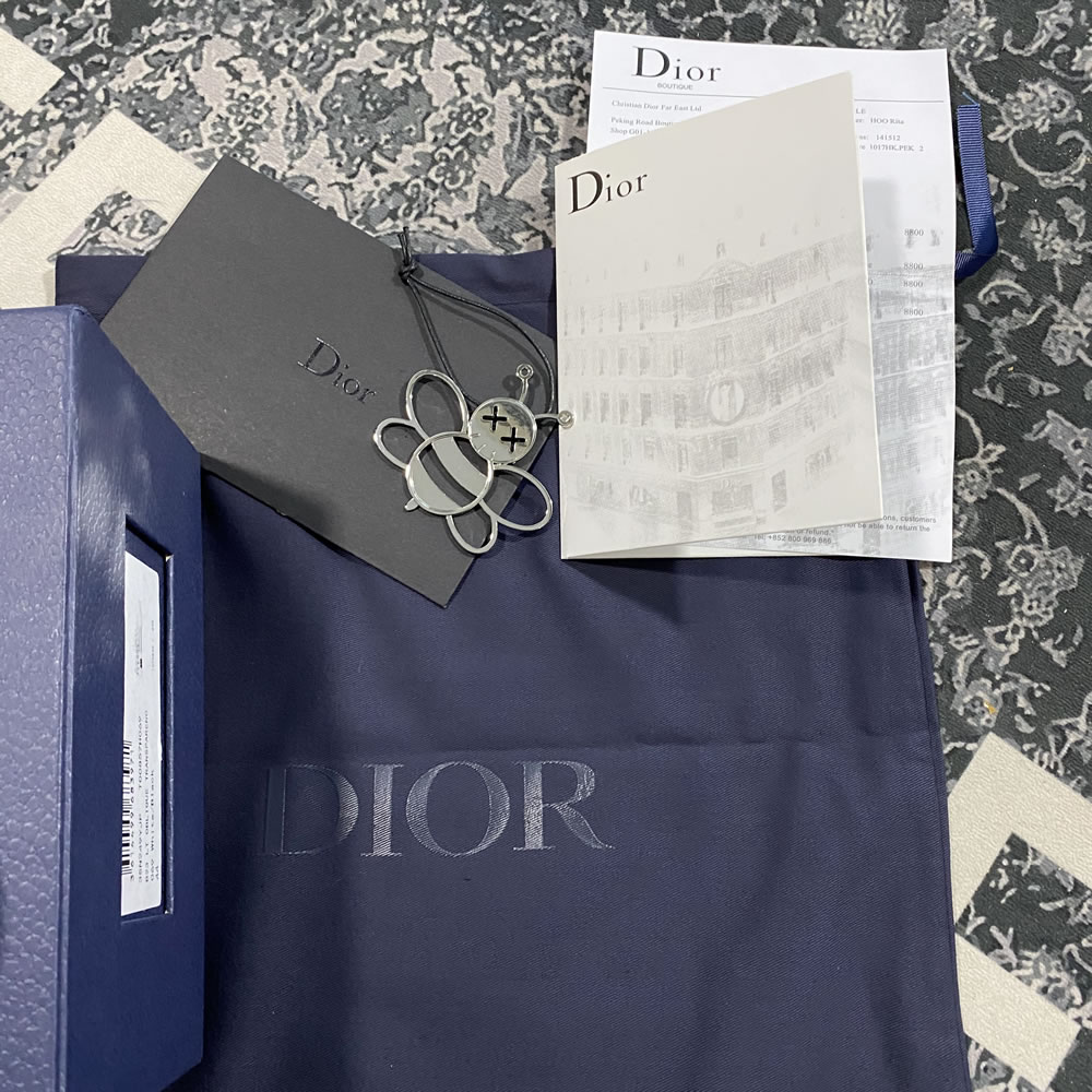 B23 Dior Oblique Shoes White Black Low (17) - www.newkick.vip