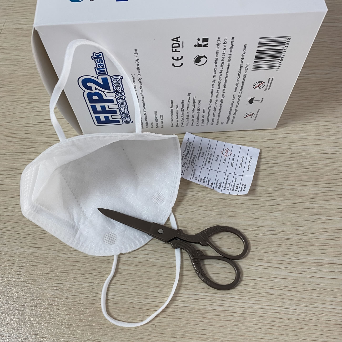 Ffp2 Mask Particulate Respirator 50pieces Box Model Z9501 (5) - www.newkick.vip