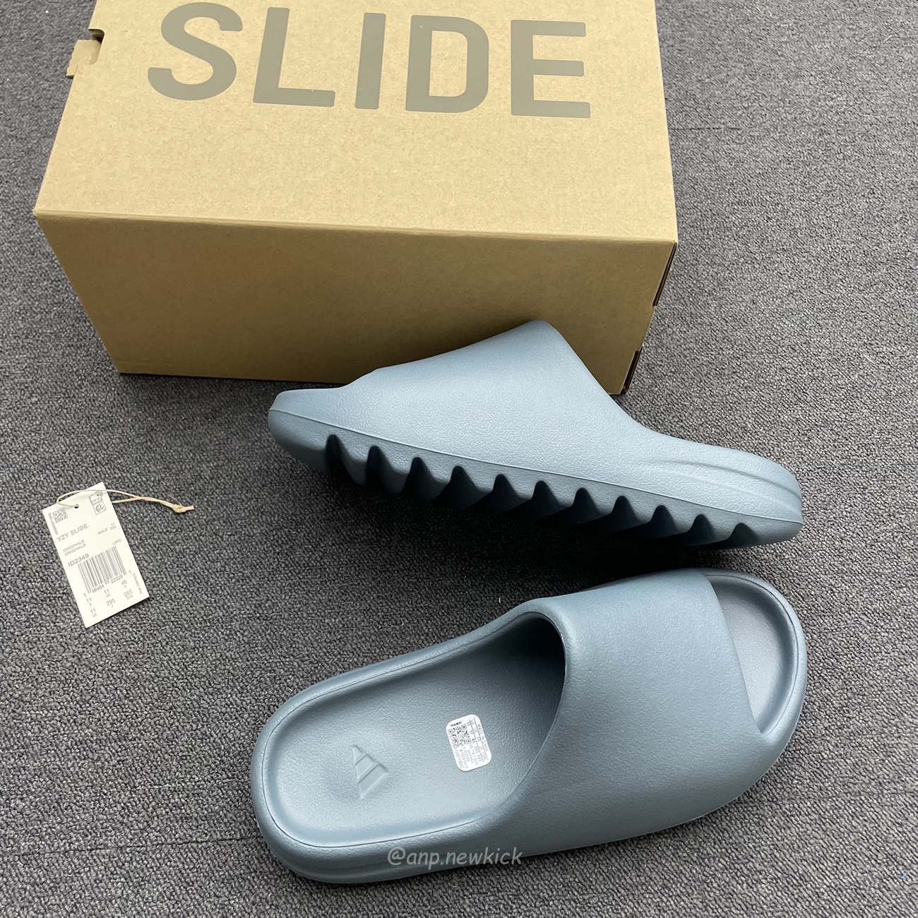 Adidas Yeezy Slide Slate Marine Id2349 (3) - www.newkick.vip Adidas Yeezy Slide Slate Marine Id2349 (3) - www.newkick.vip