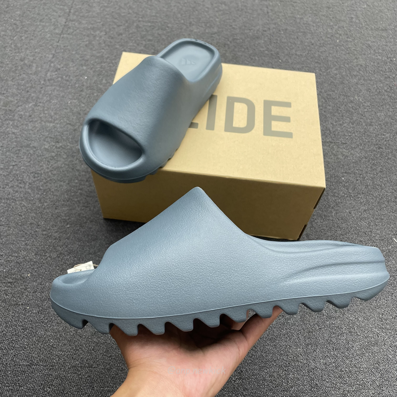 Adidas Yeezy Slide Slate Marine Id2349 (5) - www.newkick.vip Adidas Yeezy Slide Slate Marine Id2349 (5) - www.newkick.vip