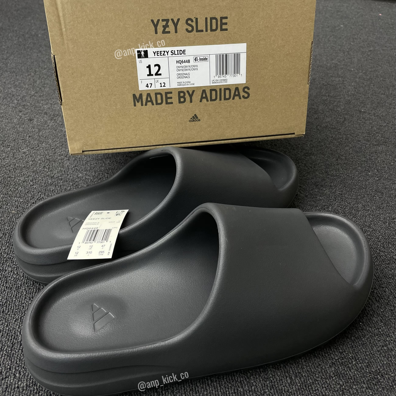 Adidas Yeezy Slider Onyx Black Anpkick Hq6448 (6) - www.newkick.vip Adidas Yeezy Slider Onyx Black Anpkick Hq6448 (6) - www.newkick.vip