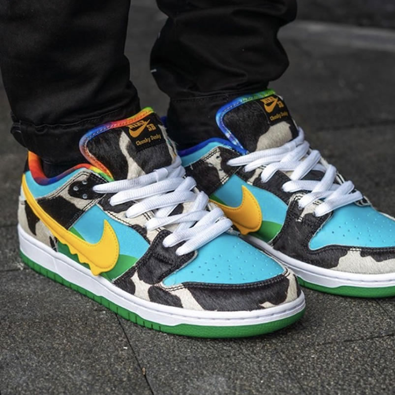 Ben Jerrys Nike Dunk Sb Low Chunky Dunky On Feet Cu3244 100 (10) - www.newkick.vip