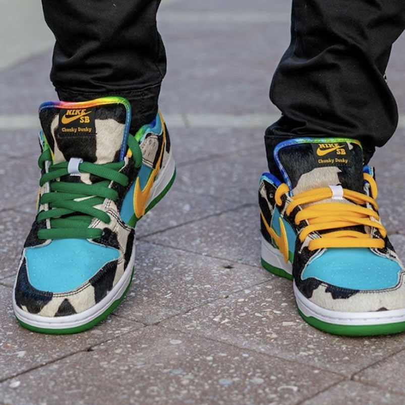 Ben Jerrys Nike Dunk Sb Low Chunky Dunky On Feet Cu3244 100 (5) - www.newkick.vip