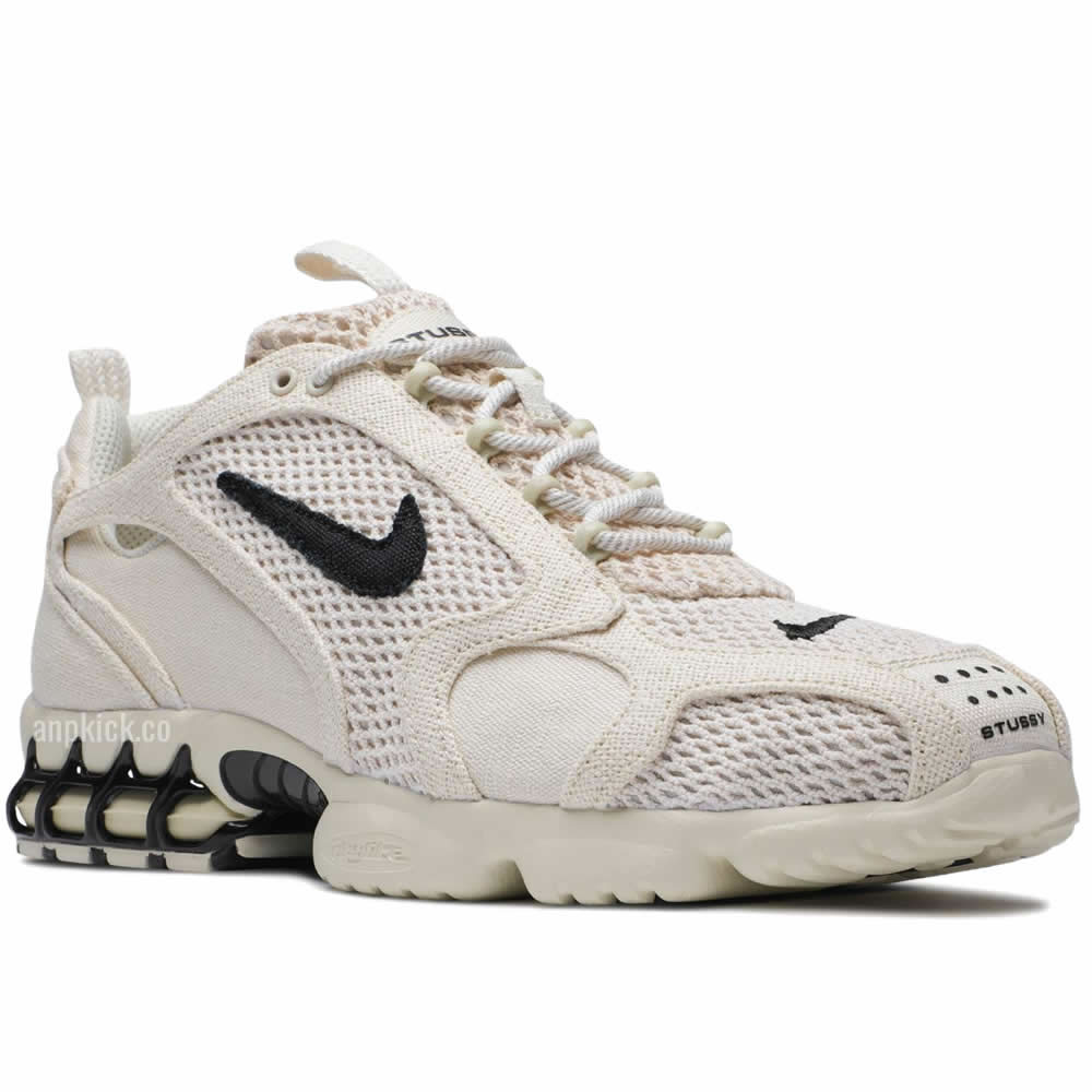 Stussy Nike Air Zoom Spiridon Caged 2 Fossil Cq5486 200 Release Date (3) - www.newkick.vip