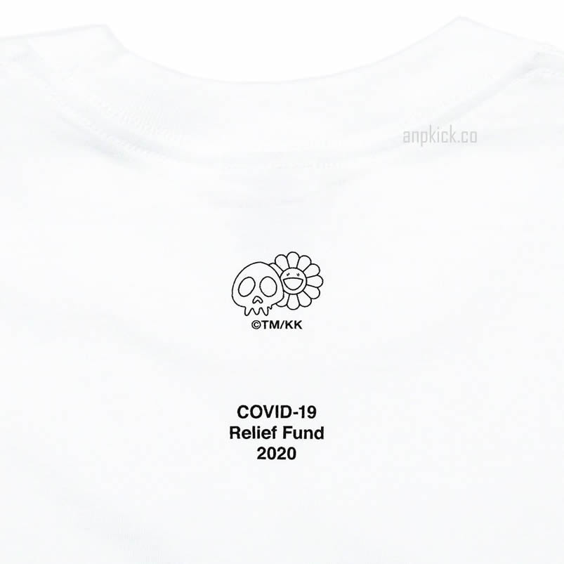 Supreme Covid 19 Relief Box Logo Tee T Shirt Takashi Murakami Kaikai Kiki Flower Skulls (2) - www.newkick.vip