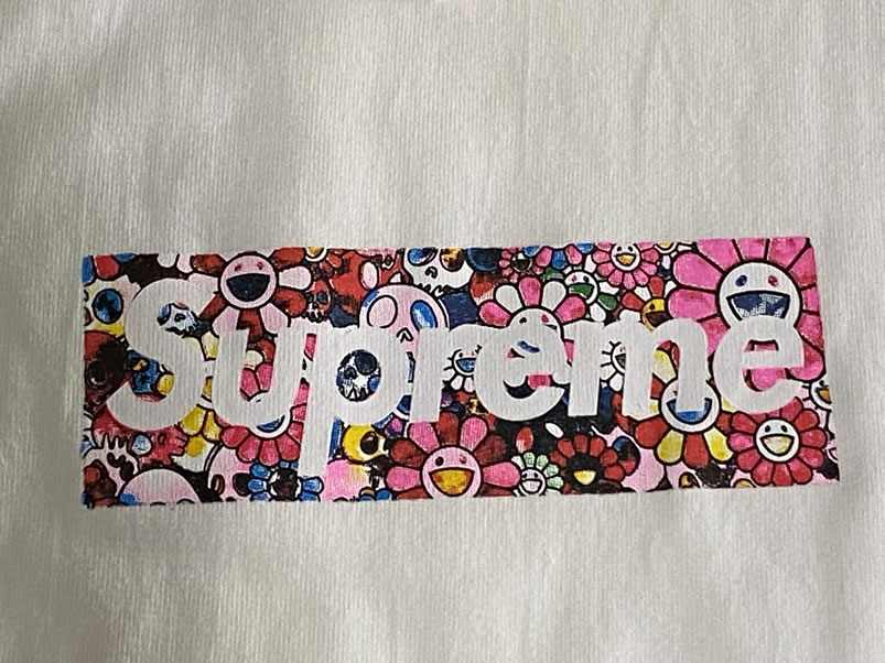 Supreme Covid 19 Relief Box Logo Tee T Shirt Takashi Murakami Kaikai Kiki Flower Skulls (7) - www.newkick.vip