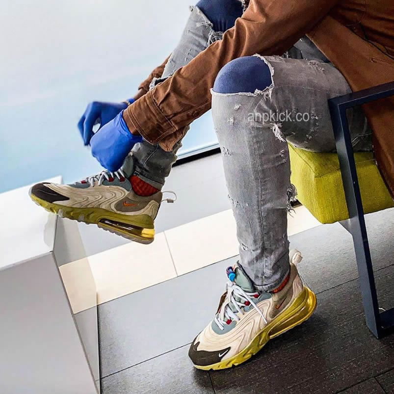 Nike Air Max 270 React Travis Scott Cactus Trails On Feet Ct2864 200 (2) - www.newkick.vip