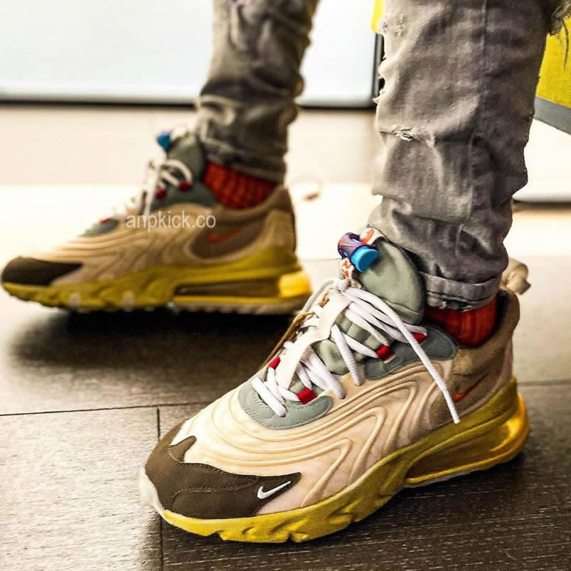 Nike Air Max 270 React Travis Scott Cactus Trails On Feet Ct2864 200 (3) - www.newkick.vip