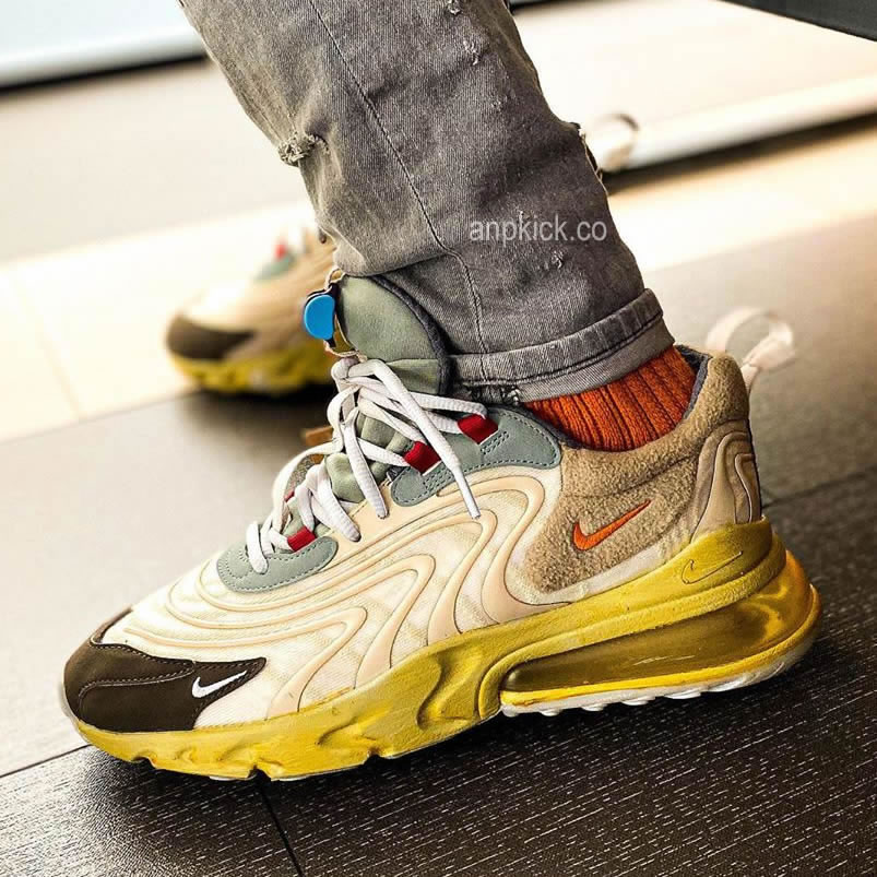 Nike Air Max 270 React Travis Scott Cactus Trails On Feet Ct2864 200 (4) - www.newkick.vip