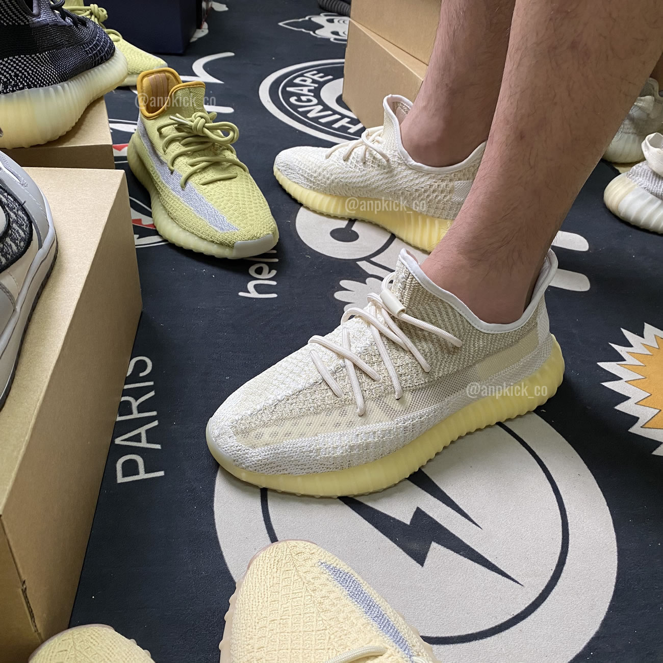 Adidas Yeezy Boost 350 V2 Abez Fz5246 Anpkick First On Feet First Look (4) - www.newkick.vip