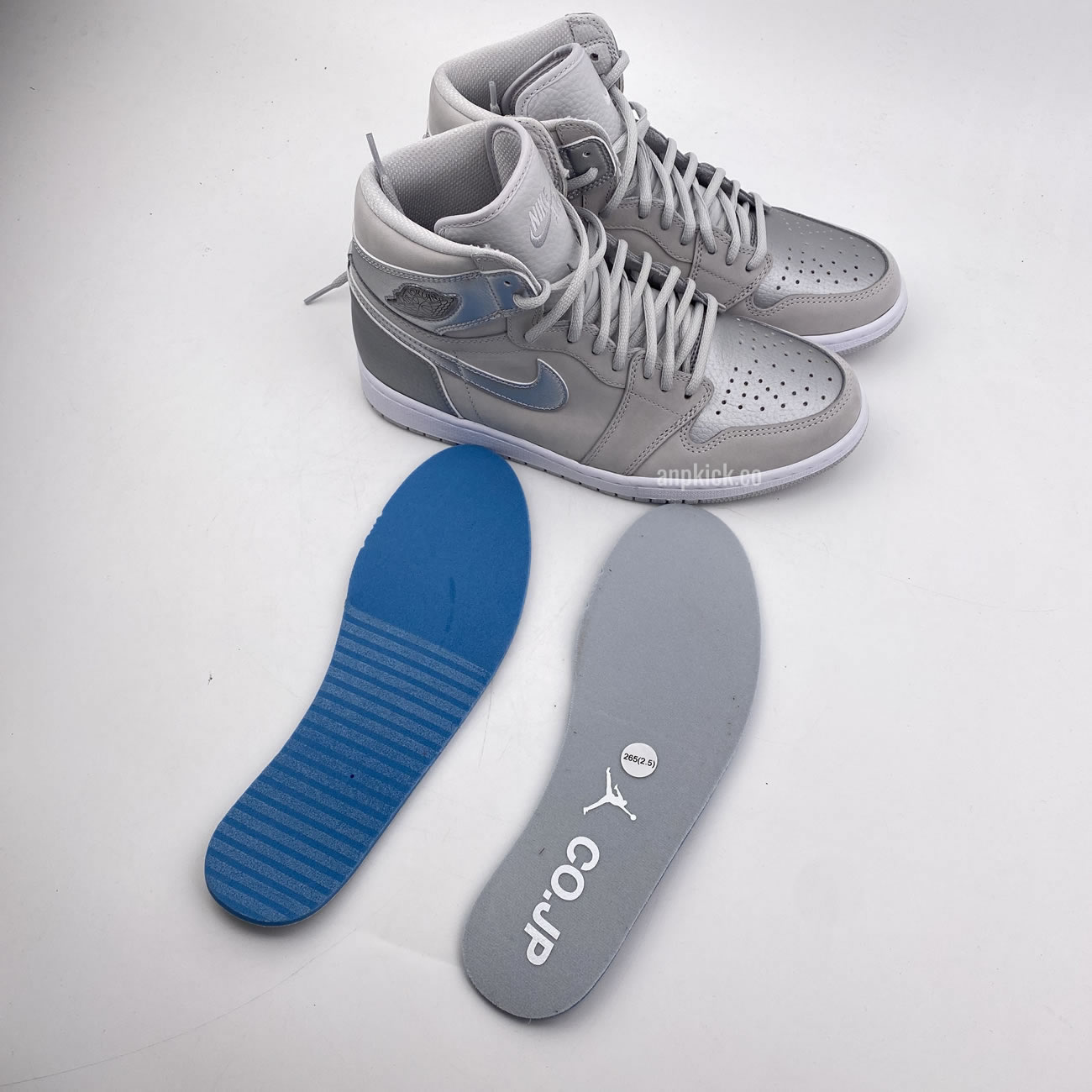 Air Jordan 1 Japan Exclusive Metallic Silver Neutral Grey 2001 2020 Dc1788 029 (7) - www.newkick.vip