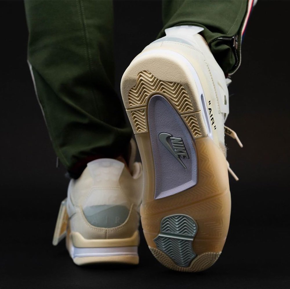Off White Air Jordan 4 Sail Cv9388 100 Mens Wmns On Feet (10) - www.newkick.vip Off White Air Jordan 4 Sail Cv9388 100 Mens Wmns On Feet (10) - www.newkick.vip