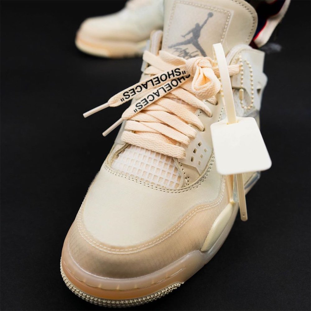 Off White Air Jordan 4 Sail Cv9388 100 Mens Wmns On Feet (4) - www.newkick.vip Off White Air Jordan 4 Sail Cv9388 100 Mens Wmns On Feet (4) - www.newkick.vip