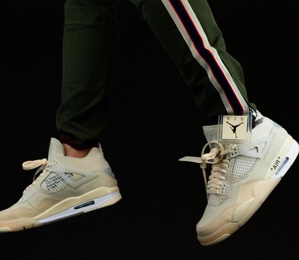 Off White Air Jordan 4 Sail Cv9388 100 Mens Wmns On Feet (5) - www.newkick.vip Off White Air Jordan 4 Sail Cv9388 100 Mens Wmns On Feet (5) - www.newkick.vip