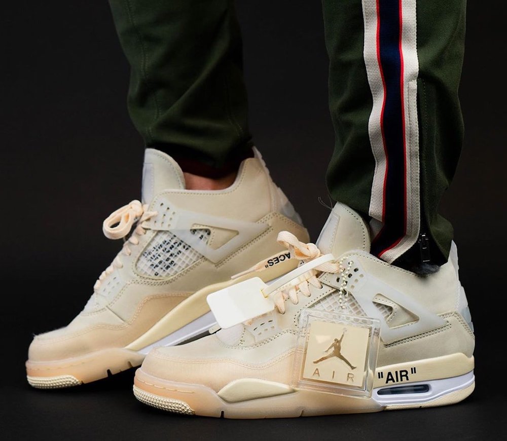 Off White Air Jordan 4 Sail Cv9388 100 Mens Wmns On Feet (7) - www.newkick.vip Off White Air Jordan 4 Sail Cv9388 100 Mens Wmns On Feet (7) - www.newkick.vip