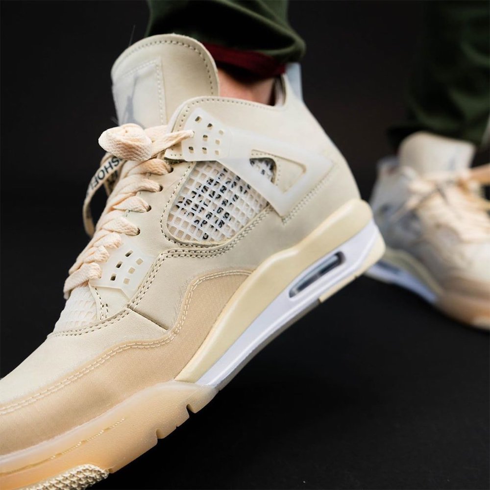 Off White Air Jordan 4 Sail Cv9388 100 Mens Wmns On Feet (8) - www.newkick.vip Off White Air Jordan 4 Sail Cv9388 100 Mens Wmns On Feet (8) - www.newkick.vip