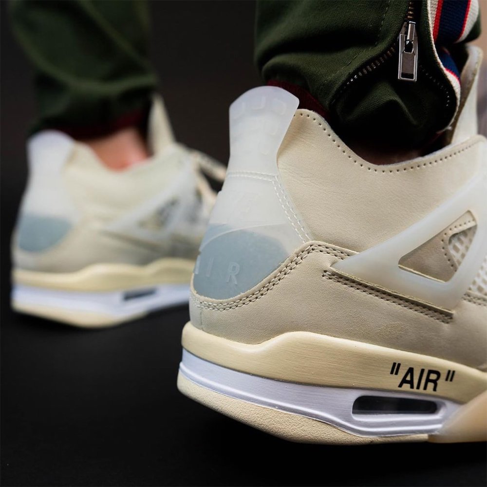 Off White Air Jordan 4 Sail Cv9388 100 Mens Wmns On Feet (9) - www.newkick.vip Off White Air Jordan 4 Sail Cv9388 100 Mens Wmns On Feet (9) - www.newkick.vip