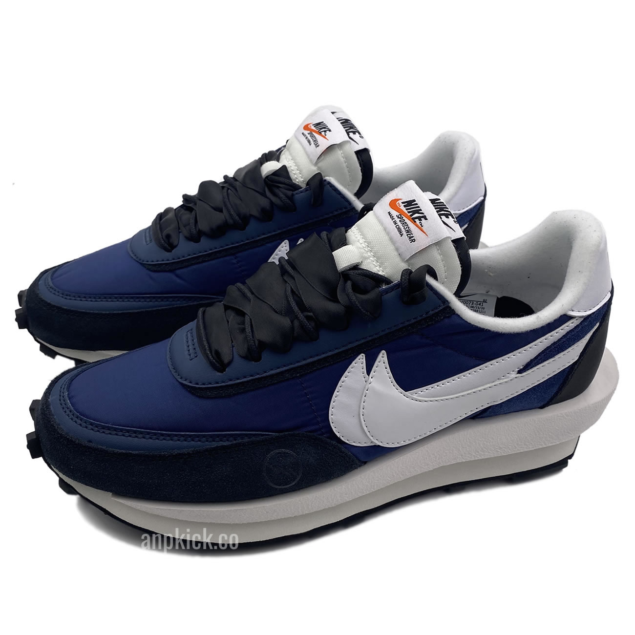 Sacai Fragment Design Nike Lvd Waffle Daybreak Navy Blue Black Bv0073 041 (2) - www.newkick.vip