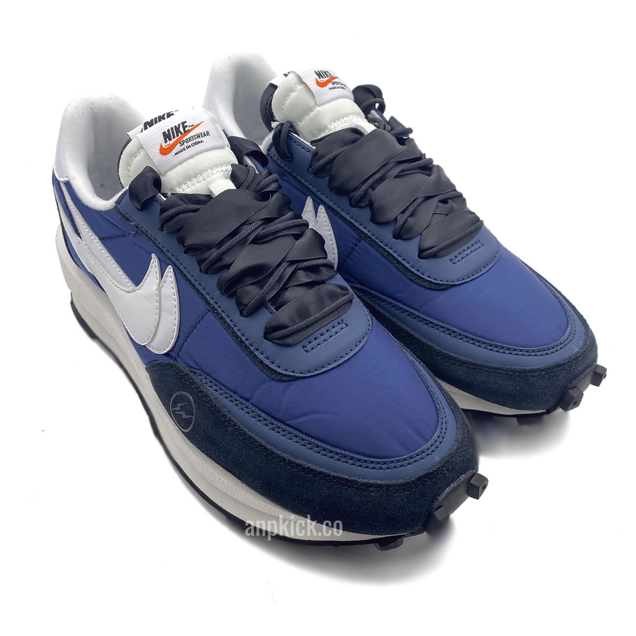 Sacai Fragment Design Nike Lvd Waffle Daybreak Navy Blue Black Bv0073 041 (3) - www.newkick.vip