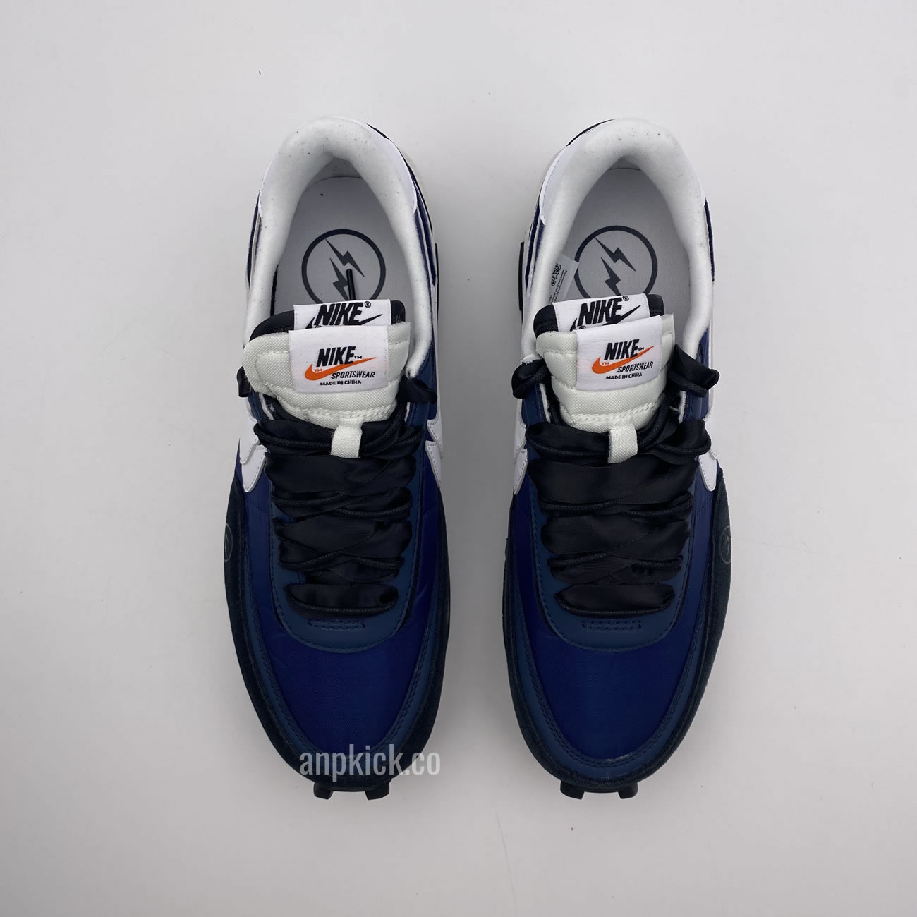Sacai Fragment Design Nike Lvd Waffle Daybreak Navy Blue Black Bv0073 041 (4) - www.newkick.vip