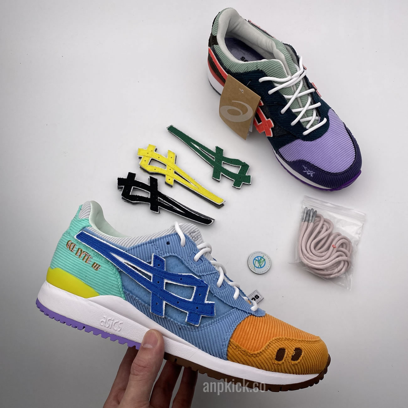 Sean Wotherspoon Atmos Asics Gel Lyte Og Shoes Multi 1203a019 000 (8) - www.newkick.vip