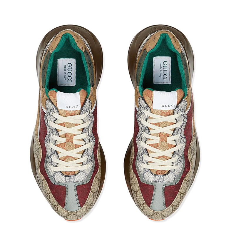 Gucci Gg Rhyton Low Top Sneakers 61989199wg0 (3) - www.newkick.vip Gucci Gg Rhyton Low Top Sneakers 61989199wg0 (3) - www.newkick.vip