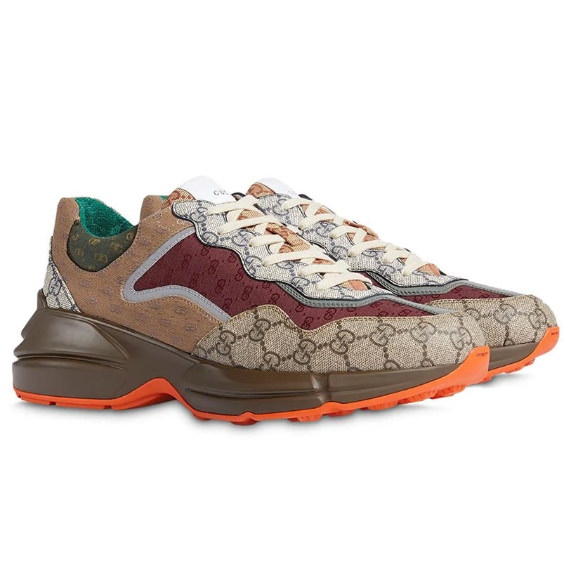 Gucci Gg Rhyton Low Top Sneakers 61989199wg0 (2) - www.newkick.vip