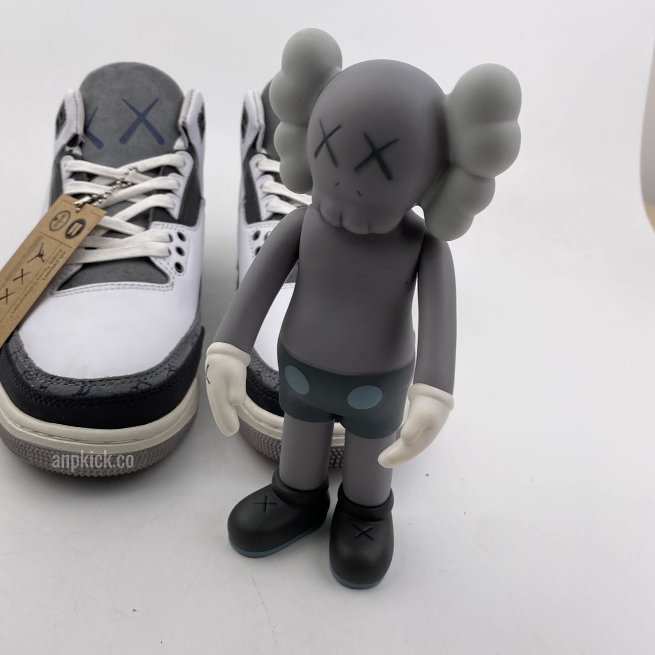 Kaws Air Jordan 3 Fresh Water White Light Grey New Release For Sale (10) - www.newkick.vip