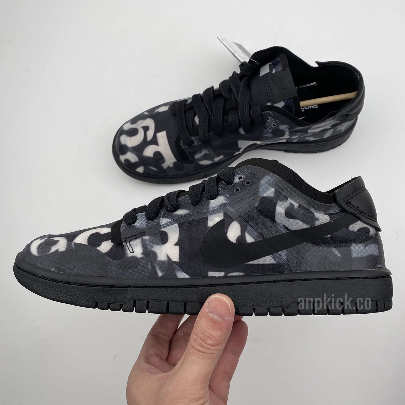 Comme Des Garcons Cdg Nike Dunk Low Black Cz2675 001 (13) - www.newkick.vip