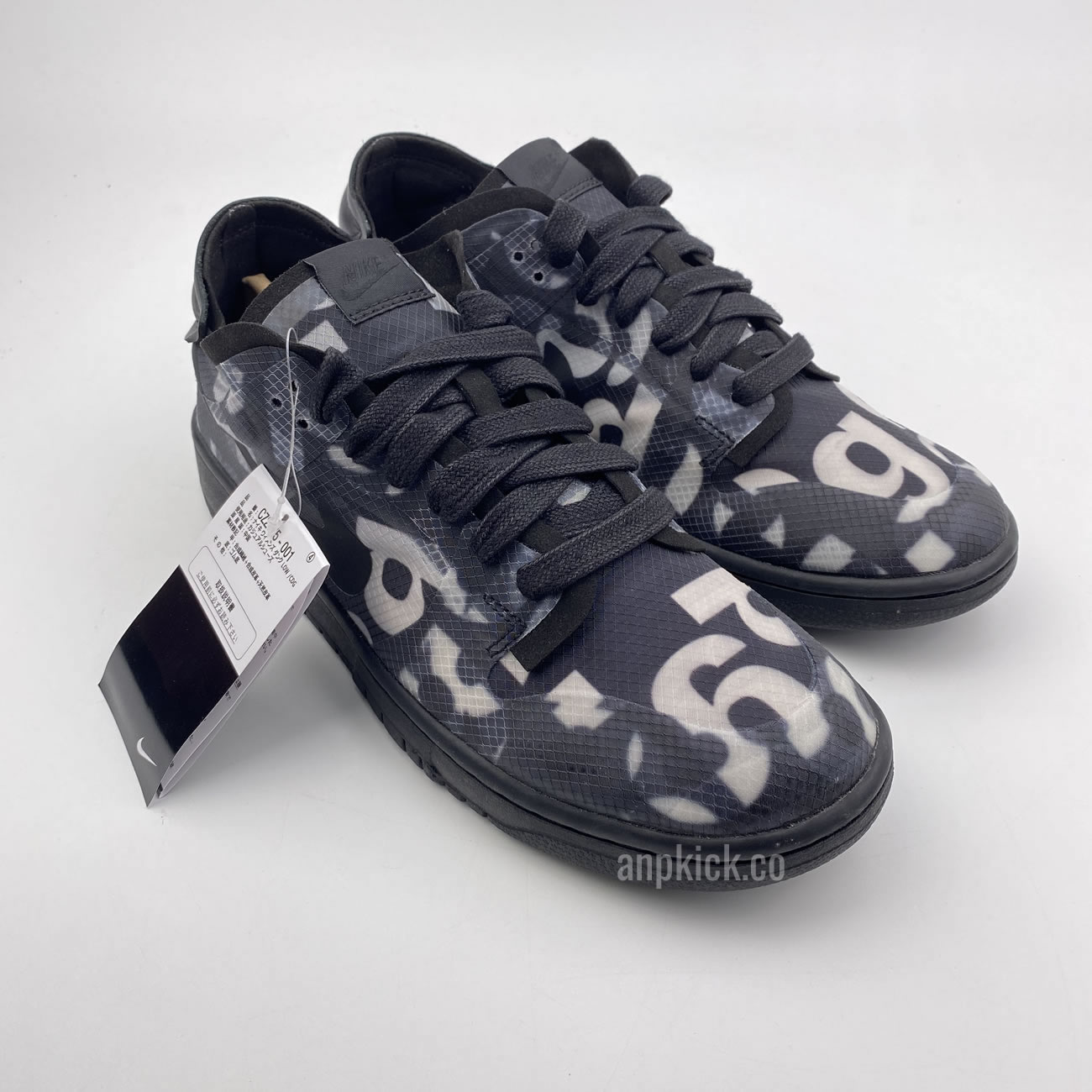 Comme Des Garcons Cdg Nike Dunk Low Black Cz2675 001 (3) - www.newkick.vip