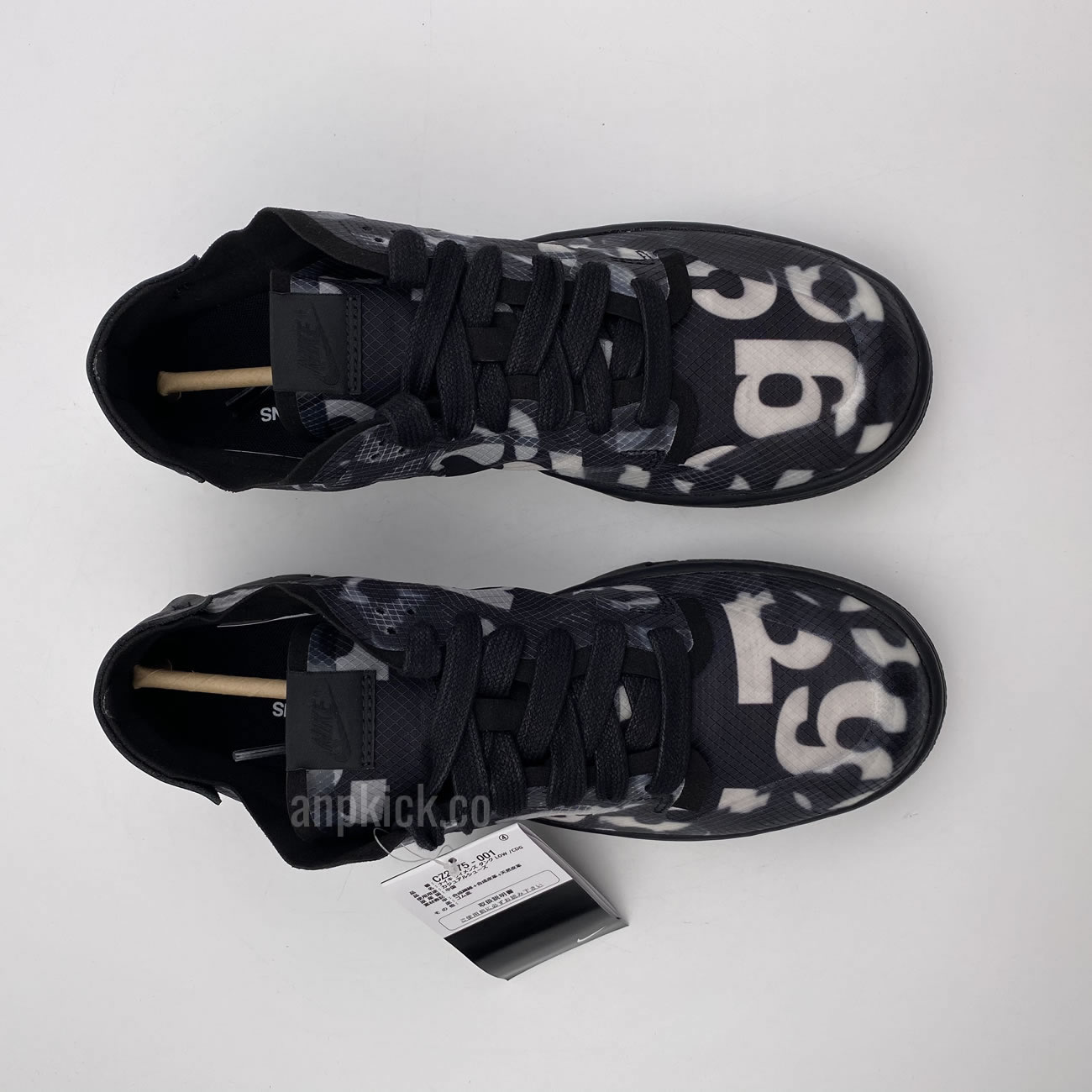 Comme Des Garcons Cdg Nike Dunk Low Black Cz2675 001 (5) - www.newkick.vip