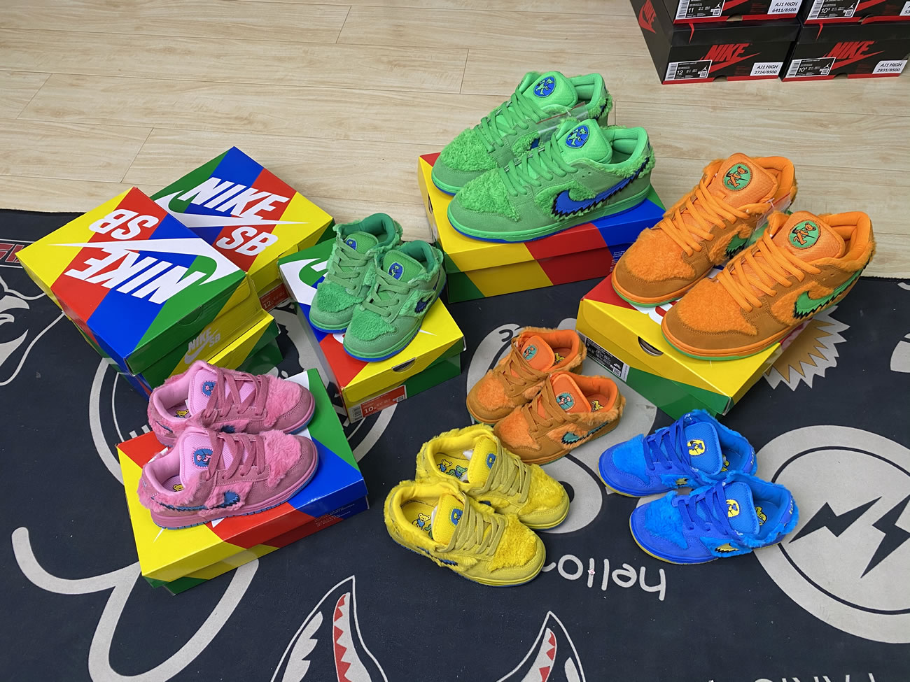 Kids Childrens Grateful Dead Bears Nike Sb Dunk Low Yellow Pink Orange Blue Green Release For Sale (3) - www.newkick.vip Kids Childrens Grateful Dead Bears Nike Sb Dunk Low Yellow Pink Orange Blue Green Release For Sale (3) - www.newkick.vip
