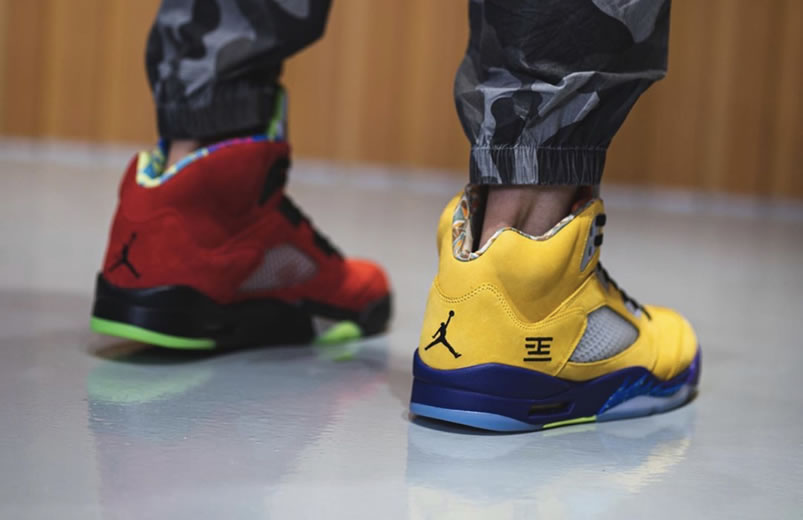 Air Jordan 5 What The 2020 Release Date Cz5725 700 On Feet (10) - www.newkick.vip