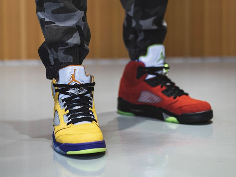 Air Jordan 5 What The 2020 Release Date Cz5725 700 On Feet (2) - www.newkick.vip