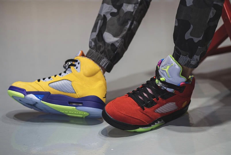 Air Jordan 5 What The 2020 Release Date Cz5725 700 On Feet (6) - www.newkick.vip