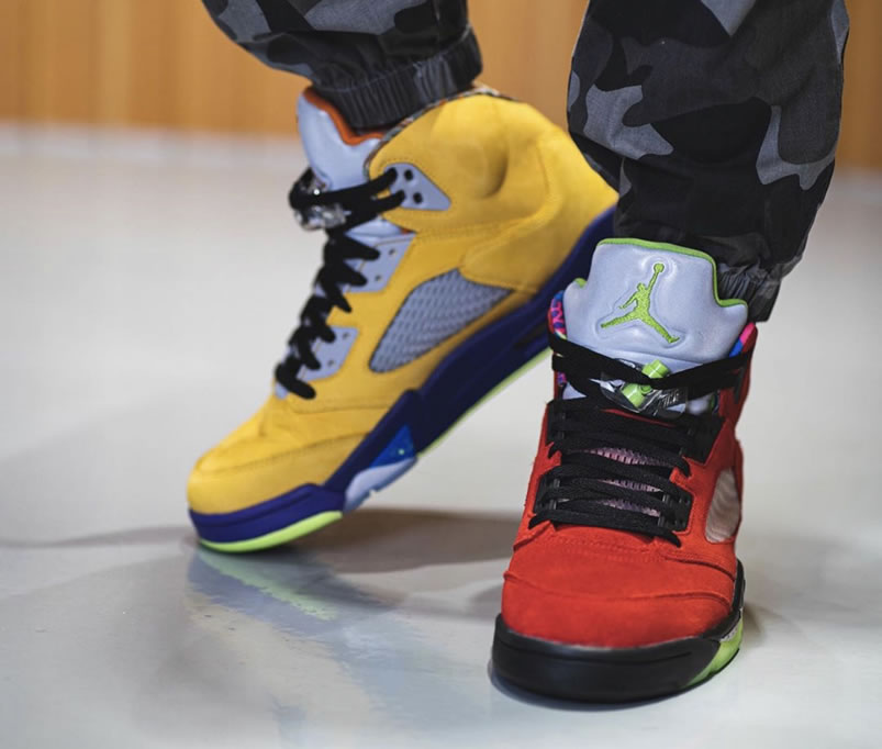 Air Jordan 5 What The 2020 Release Date Cz5725 700 On Feet (7) - www.newkick.vip